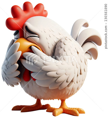3D chicken cartoon, chicken cartoon, egg chicken 3D chicken cartoon, chicken cartoon, egg chicken 130381890