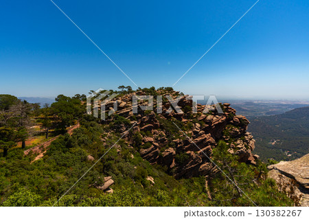 Rock Formations and Scenic View from El Garbi, Spain 130382267