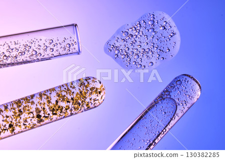 Demonstration of serum textures in a scientific way. 130382285