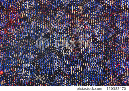 Hypnotic Blue Kaleidoscope Optical Illusion Pattern. Abstract Fractal Mosaic Texture Hypnotic Blue Kaleidoscope Optical Illusion Pattern. Abstract Fractal Mosaic Texture 130382470