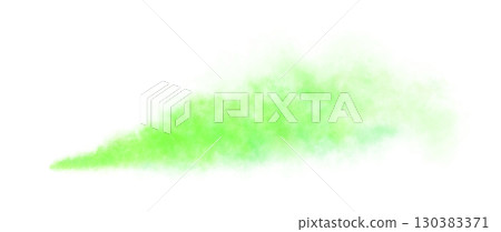 Green glowing mist or toxic smoke isolated on transparent background, realistic vapor cloud template or gas mockup Green glowing mist or toxic smoke isolated on transparent background, realistic vapor cloud template or gas mockup 130383371