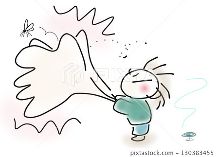 Swatting mosquitoes Swatting mosquitoes 130383455