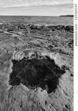 Coastal landscape with cliffs in Peninsula Valdes, World Heritage Site, Patagonia Argentina Coastal landscape with cliffs in Peninsula Valdes, World Heritage Site, Patagonia Argentina 130384197