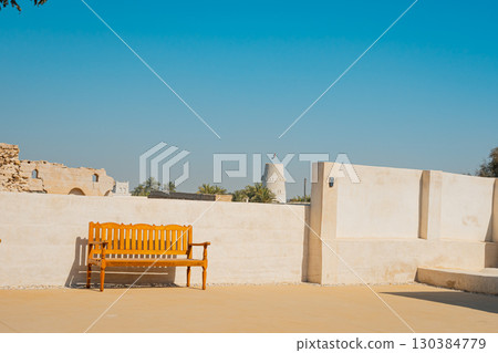building, desert, house 130384779