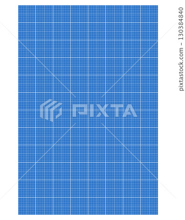 Graph paper. Printable millimeter grid paper with color lines. Geometric pattern for school, technical engineering line scale measurement. Realistic lined paper blank size A4 130384840