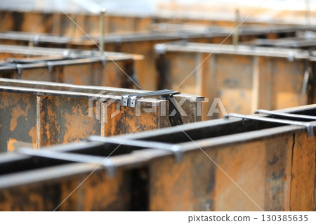 Image of basic construction of new house Image of basic construction of new house 130385635