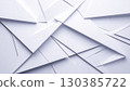 幾何白紙層構圖/給人以精緻印象的抽象的背景材料 130385722