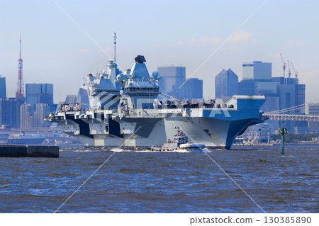 為維護印太地區和平…英國皇家海軍航空母艦「威爾斯親王號」離開東京港 為維護印太地區和平…英國皇家海軍航空母艦「威爾斯親王號」離開東京港 130385890