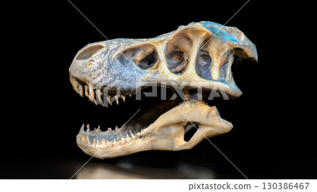 The T rex Skull for Education or sci concept 3d Rendering. 130386467