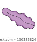 Isolated colored leaf sketch icon Vector 130386824