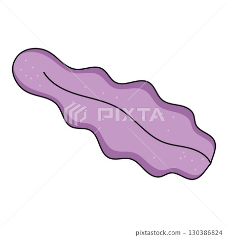 Isolated colored leaf sketch icon Vector 130386824