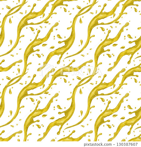 Yellow splash seamless pattern Yellow splash seamless pattern 130387607