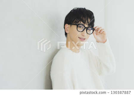 Men wearing glasses Men wearing glasses 130387887