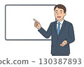 Business suit illustration 130387893