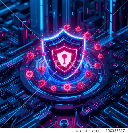 Cybersecurity Shield Cybersecurity Shield 130388817