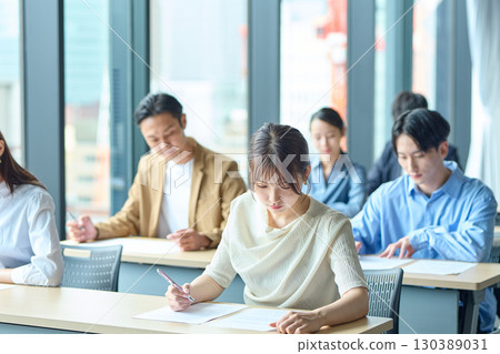 Those who take the written exam 130389031
