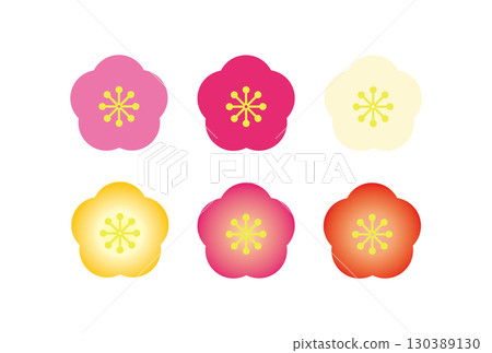 可愛的梅花組合 可愛的梅花組合 130389130