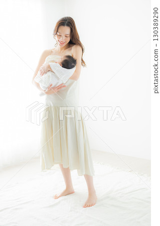 Baby and mother Baby and mother 130389290