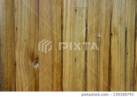Wood Texture Close Up Rustic Vertical Plank Pattern Natural Background 130389743