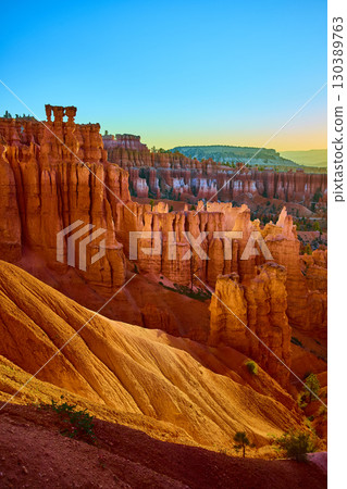 Thor's Hammer Hoodoos at Sunrise in Bryce Canyon National Park Utah 130389763