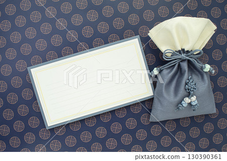 Korean traditional background and card mockup Korean traditional background and card mockup 130390361