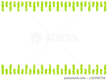 Hand-drawn crayon material background frame 130390736