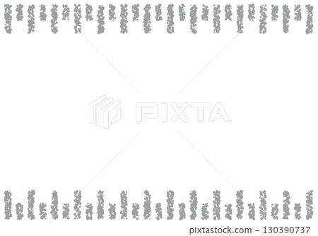 Hand-drawn crayon material background frame 130390737
