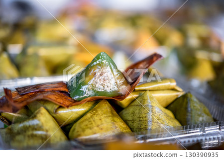 Nian gao or Chinese New Year's cake is sweet food 130390935