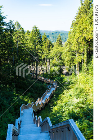 Image of Banshoen "Aiueo no Mori" (Forest of Aiueo), a tourist spot in Yamashiro Onsen | Artificially recreating a sea of clouds | Kaga City, Ishikawa Prefecture Image of Banshoen "Aiueo no Mori" (Forest of Aiueo), a tourist spot in Yamashiro Onsen | Artificially recreating a sea of clouds | Kaga City, Ishikawa Prefecture 130391975