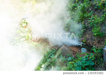 Image of Banshoen "Aiueo no Mori" (Forest of Aiueo), a tourist spot in Yamashiro Onsen | Artificially recreating a sea of clouds | Kaga City, Ishikawa Prefecture 130391982