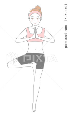 Women who do yoga Women who do yoga 130392301