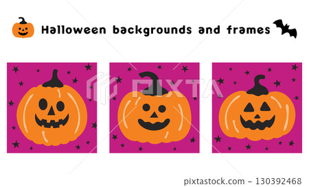 Halloween illustration material. Decoration set Halloween illustration material. Decoration set 130392468