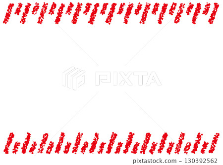 Hand-drawn crayon material background frame Hand-drawn crayon material background frame 130392562