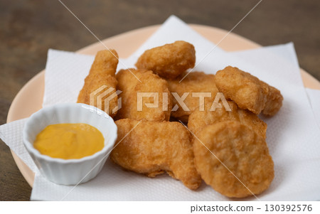 Image of chicken nuggets (stock photo) Image of chicken nuggets (stock photo) 130392576