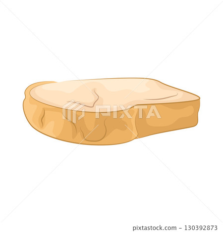Illustration of Bread Slice Illustration of Bread Slice 130392873