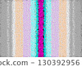 Modern Abstract Art with Vertical Mosaic Stripes and Bold Colors 130392956