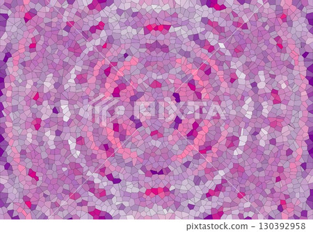 Abstract Mosaic Pattern in Shades of Pink and Purple with Symmetrical Design Abstract Mosaic Pattern in Shades of Pink and Purple with Symmetrical Design 130392958