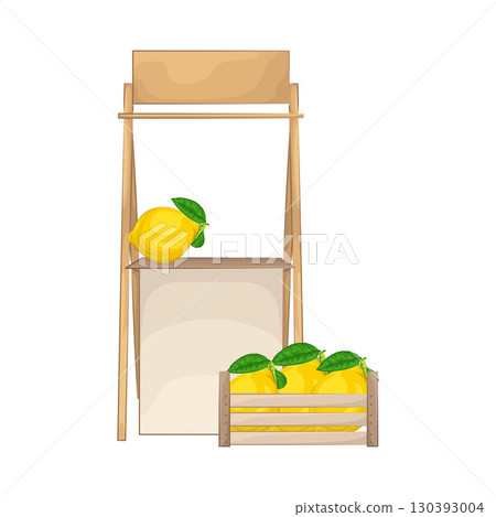 Illustration of Market Stall Illustration of Market Stall 130393004