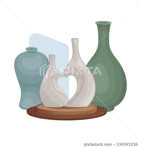 Illustration of Vase Illustration of Vase 130393256