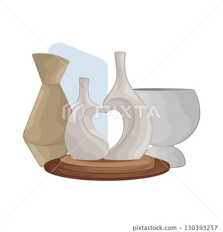 Illustration of Vase Illustration of Vase 130393257