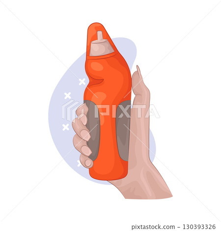 Illustration of Water bottle 130393326