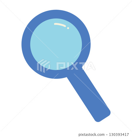Simple magnifying glass illustration, magnifying glass, search, search icon illustration Simple magnifying glass illustration, magnifying glass, search, search icon illustration 130393417