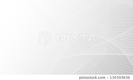 white and grey abstract background with color gradient and wavy graphic lines 130393636