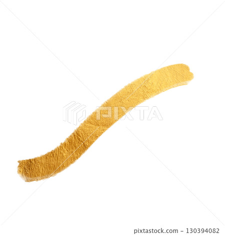 Golden curved brush strokes 130394082