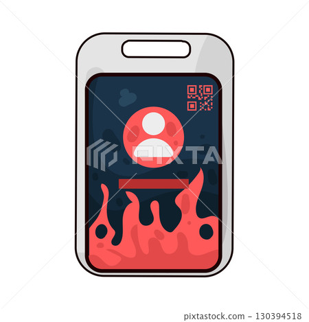 illustration of ID Card illustration of ID Card 130394518