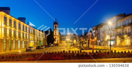 Evening Carvalho Araujo avenue, Vila Real, Portugal 130394638