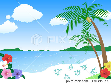 熱帶材質: 亮麗海灘 熱帶材質: 亮麗海灘 130395144