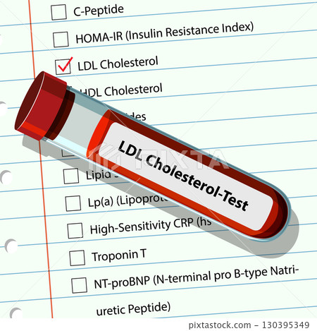 LDL Cholesterol Test Illustration 130395349