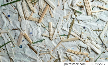 Natural handmade Japanese paper texture background 130395517