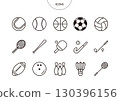 Sports icon pictogram vector illustration set 130396156